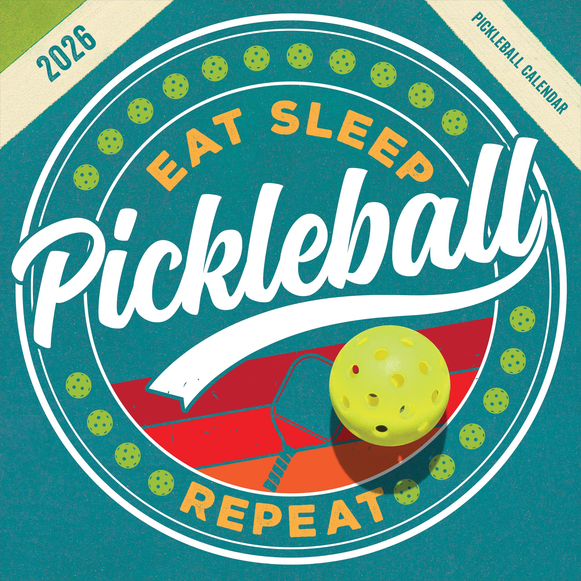 2026 Pickleball is Life Wall Calendar